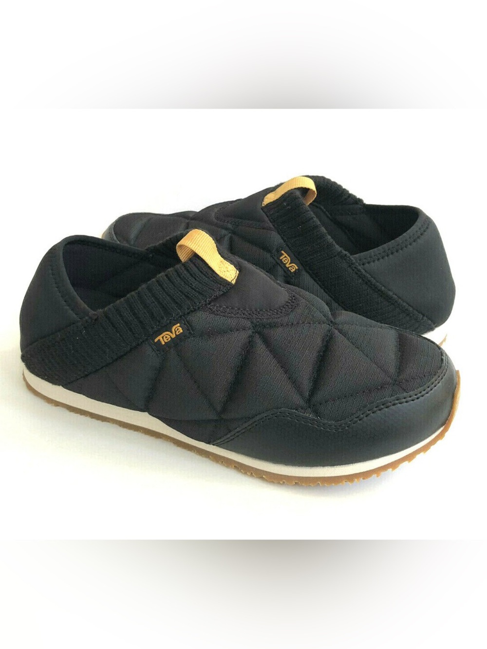 TEVA WOMEN Re EMBER MOC BLACK / BIRCH WATER RESISTANT SHOES sneaker US 8 in EUC